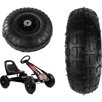 Dětské elektrovozidlo Mamido Náhradní nafukovací kolo na šlapací motokáru A15 černé