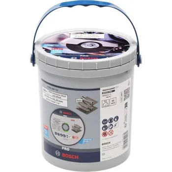 Pilový kotouč BOSCH Řezací kotouč PRO Stainless Steel and Metal, 115&nbsp;×&nbsp;1&nbsp;×&nbsp;22,23&nbsp;mm, rovný, 100 ks 2608626112