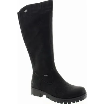 Dámská móda RIEKER Dámské černé kozačky 78554-00-365 Velikost 42