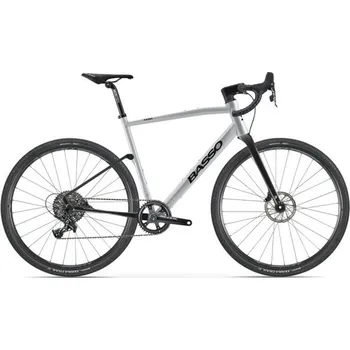 Silniční kolo Gravel kolo BASSO Tera, silver tera, Sram Apex, Microtech MX25 - L (175 - 190 cm)