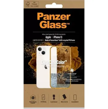 Pouzdro na mobilní telefon PanzerGlass Pouzdro ClearCaseColor AB pro iPhone 13 tangerine (333)