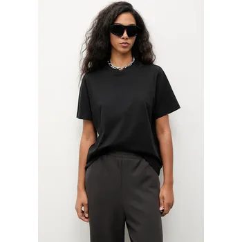 Bavlněné tričko Answear.LAB TR2.tok černá 99X, vel. XL