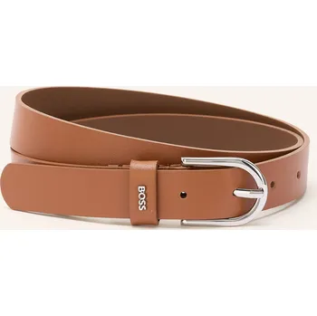 Opasek Boss Dámský Kožený Opasek Scarlet, koňaková, 90