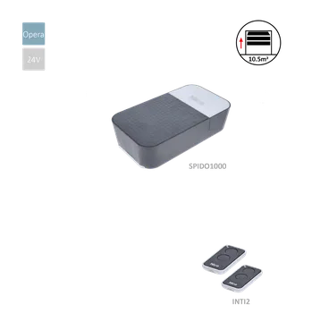 NICE SPIDO1000 hlava pre sekcionálnu bránu do 10,5m2 + 2x INTI2
