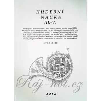 Hudební nauka 3, 4, 5 ročník od Jindřicha Klindery
