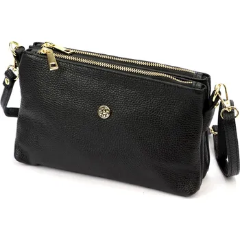 Módní doplněk Kožená kabelka Gregorio černá KZ2254800