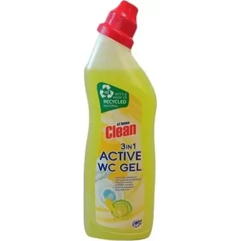 WC čistič At Home Clean Active Gel WC gel na mytí WC 750ml Lemon - žlutý