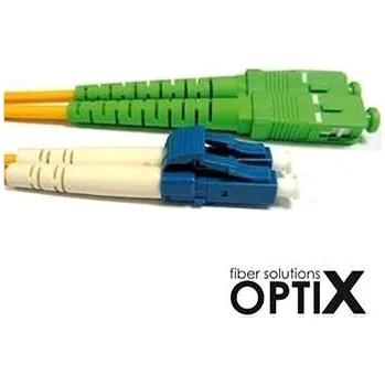 Datový kabel OPTIX SC/APC-LC optický patch cord 09/125 2m G657A