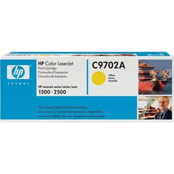 Originální toner HP C9702A (121A) žlutý - MODRÁ KRABICE