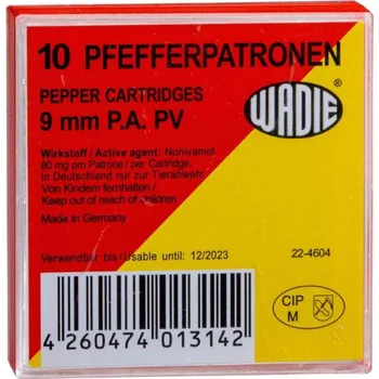Diabolka Nábojka PFEFFER WADIE pistolová PV 9mm 10ks