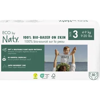 Plenkové kalhoty Eco by Naty Plenky Midi 4-9 kg (50 ks)