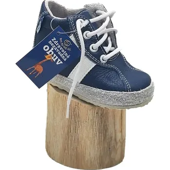 Capáčky Pegres 1090 dětské kotníkové boty modré