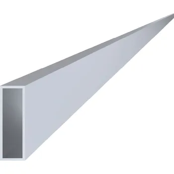 Stavební profil KVN ALUMINIUM Jekl 60x20x1.2mm, L-6000mm, hliník bez povrchové úpravy