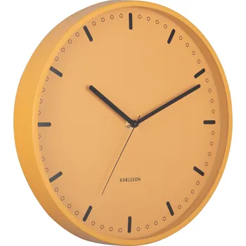 Hodiny Karlsson, Nástěnné hodiny Cool Retro, medové - Formadore