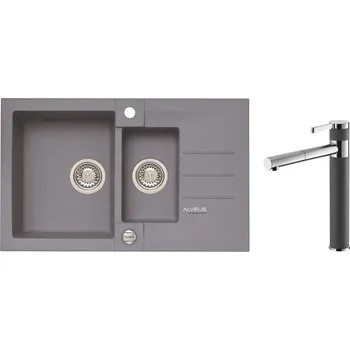 Granitový dřez Alveus SET ROCK 70 /04 + BATERIE ZINA 04 + 5 % sleva v košíku s kódem SLEVA5