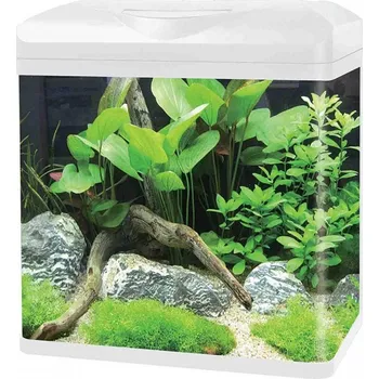 Akvárium INVITAL EasyTank Pro LED s filtrací v krytu 49 l bílé