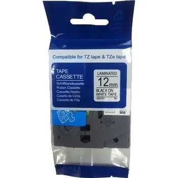 Pásek do tiskárny Páska Brother TZE-231, 12 mm, bílá-černý text