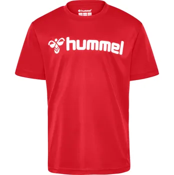 HUMMEL LOGO JERSEY S/S KIDS Barva: Červená, Velikost: 128