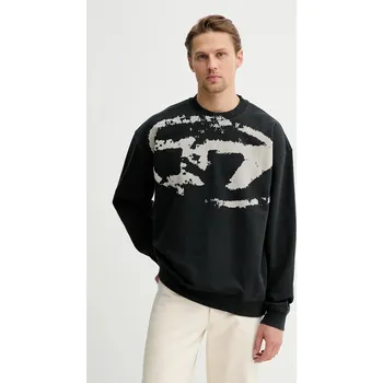 Dámská mikina Bavlněná mikina Diesel S-BOXT-N5 A13051.0DMBU černá 99X, vel. S