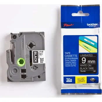 Pásek do tiskárny Páska Brother TZE-325, 9 mm, černá-bílý text