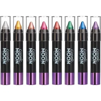 Speciální výtvarná barva MOON Metalická pastelka na kůži 3,5 gBarva Zelená 336301