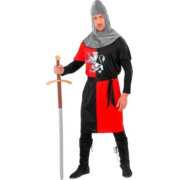 Karnevalový kostým Kostým - Rytíř - červený Velikost: L