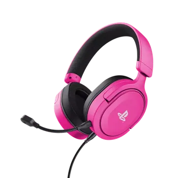 Sluchátka TRUST GXT498B FORTA HEADSET PS5 PINK