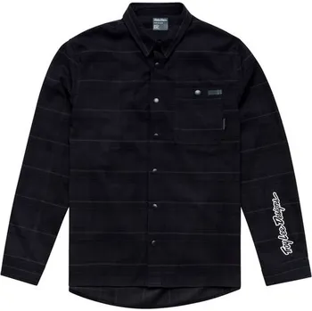 Pánská košile Troy Lee Designs Pánská košile 	Troy Lee Designs GRIND FLANNEL PLAID CARBON - L