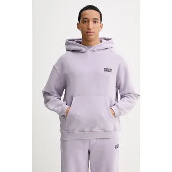 Pánská móda Bavlněná mikina American Vintage MPLI03C fialová 04X, vel. XL