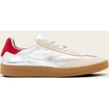 Dámská obuv Kožené tenisky AllSaints Thelma Met Sneaker W072FB.SRE stříbrná SLV, EUR 38