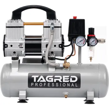Kompresor Bezolejový kompresor dvoupístový, kompresor 9L TAGRED 1100W 8 BAR TA327