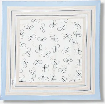 Hedvábný šátek Luisa Spagnoli Rullante 543096 modrá 50X, vel. ONE SIZE