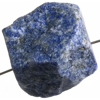 Drahý kámen Lapis Lazuli surový vrtaný 25- 32 mm