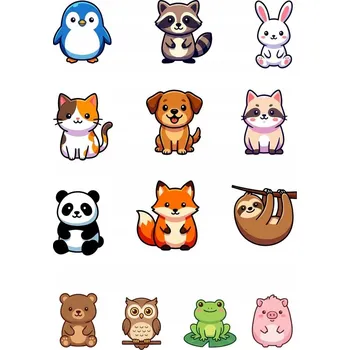 Obraz Nažehlovačka Termo Aplikace Nálepka na Oblečení POHÁDKOVÁ ZVÍŘÁTKA