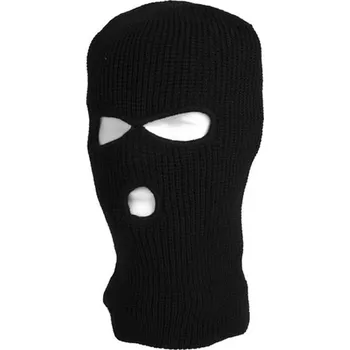 Kukla Kukla ČERNÁ 3 otvory Pletená