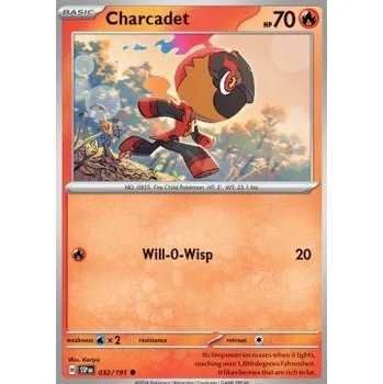 Karetní hra Pokémon SSP 032/191 Charcadet - Surging Sparks Stav: Near Mint, Verze: NORMAL