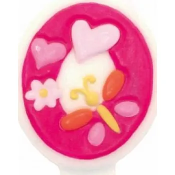 Dortová svíčka Svíčka s květinamiČíslice 8 323247