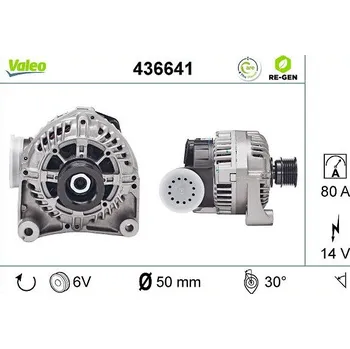 Alternátor Generátor VALEO 436641