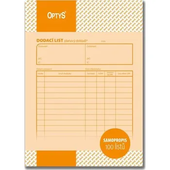 Tiskopis Dodací list, A5, 10 x 100 listů