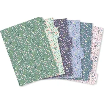 Diář Sada rozřazovačů Filofax Meadow, A5, 6 záložek