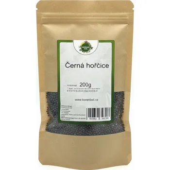 Koření XXL Hořčičné semínko černé Hmotnost: 200 g