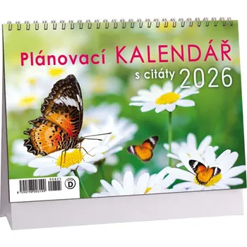 Kalendář K825 - Kalendář Plánovací s citáty 2026