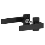 KOVIAN, s.r.o. Hliníková sada klika/klika, černý broušený elox