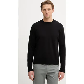 Pánský svetr Bavlněný svetr Sisley 1VWXS104Q černá 99X, vel. M