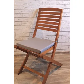 Podsedák Zahradní podsedák na židli GARDEN color 03 světle šedá 40x40x4 cm Mybesthome