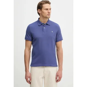 Pánské tričko Bavlněné polo tričko United Colors of Benetton 3089J3179. námořnická modř 59X, vel. S