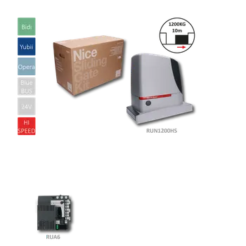 NICE RUN1200 HI-SPEED rychlý pohon pro posuvnou bránu do 1200 kg