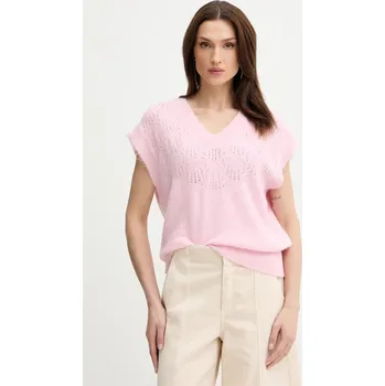 Dámský svetr Svetr s příměsí vlny Morgan 261.MILA růžová 30X, vel. S