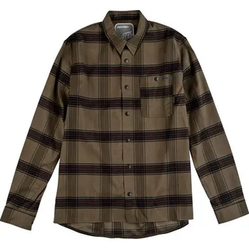 Pánská košile Troy Lee Designs Pánská košile Troy Lee Designs GRIND FLANNEL PlAID DARK PINE - 2XL