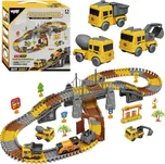 WOOPIE Elektrická autodráha Staveniště (174 dílků)